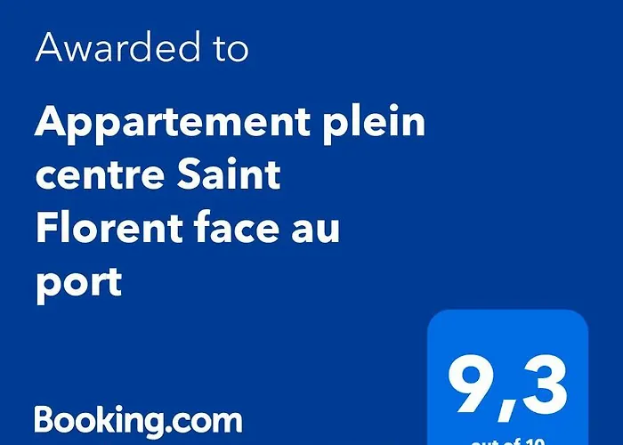 Appartement plein centre Saint Florent face au port